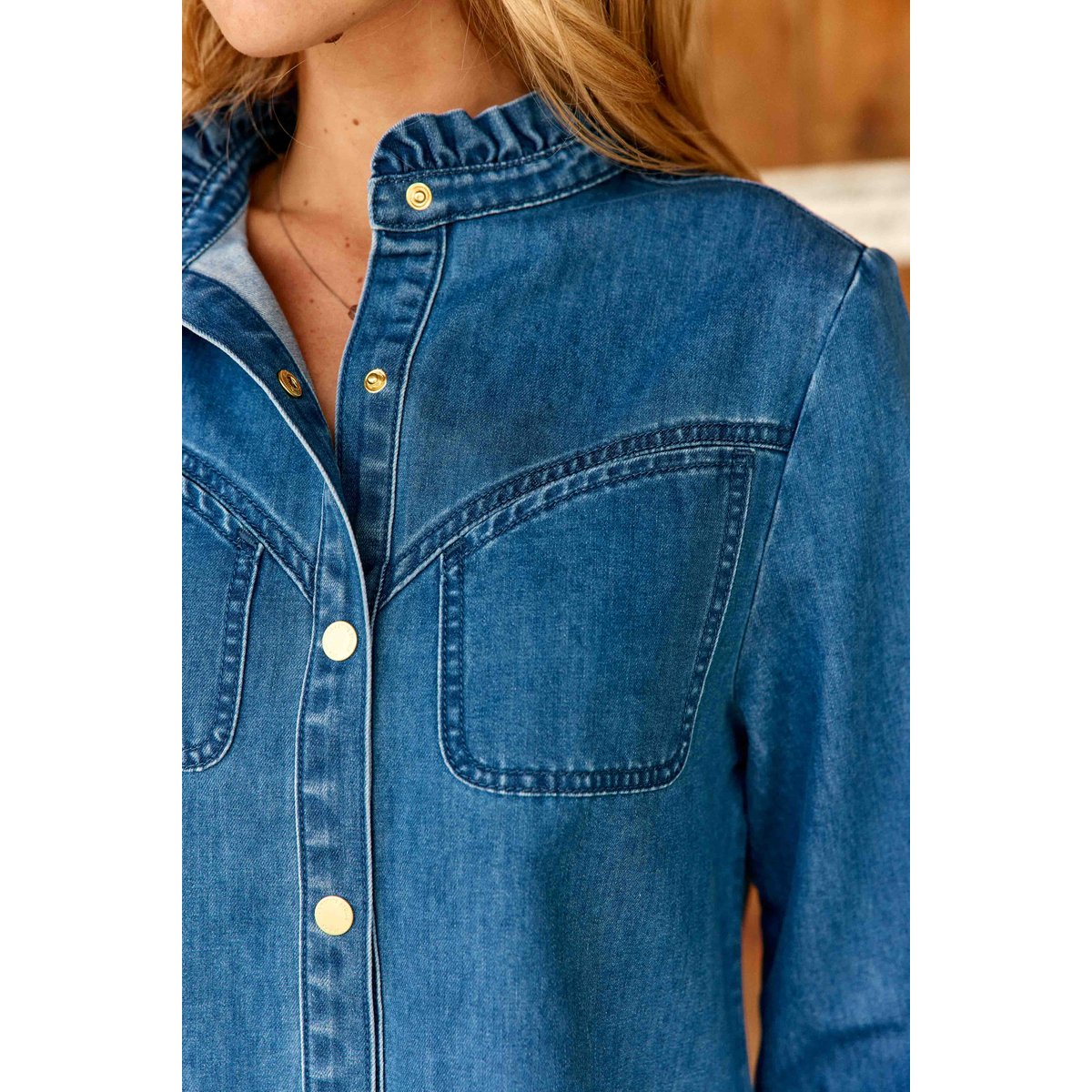 Robe courte trapèze uni RAYANA 91-medium stone, LA PETITE ETOILE