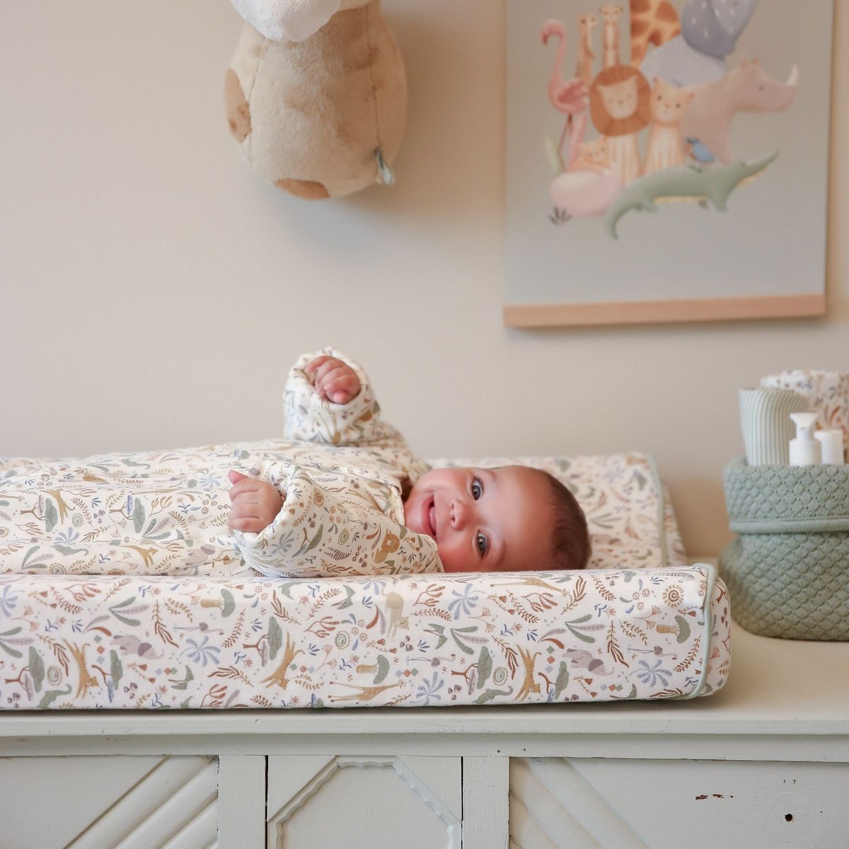 Housse pour matelas à langer multicolore, LITTLE DUTCH