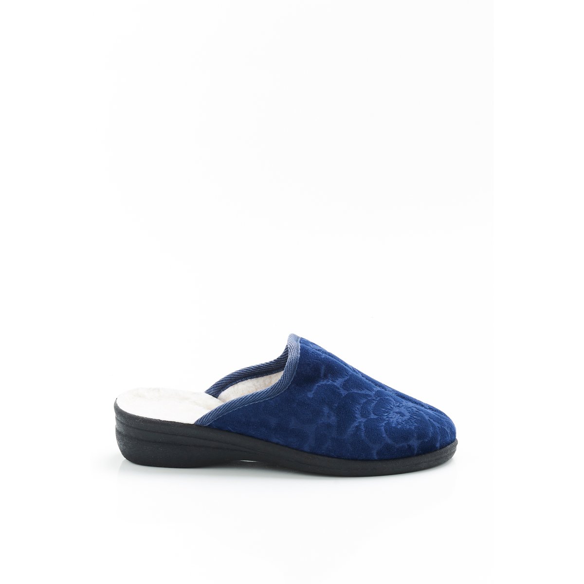 Mules Thermolactyl effet texturé bleu marine, DAMART