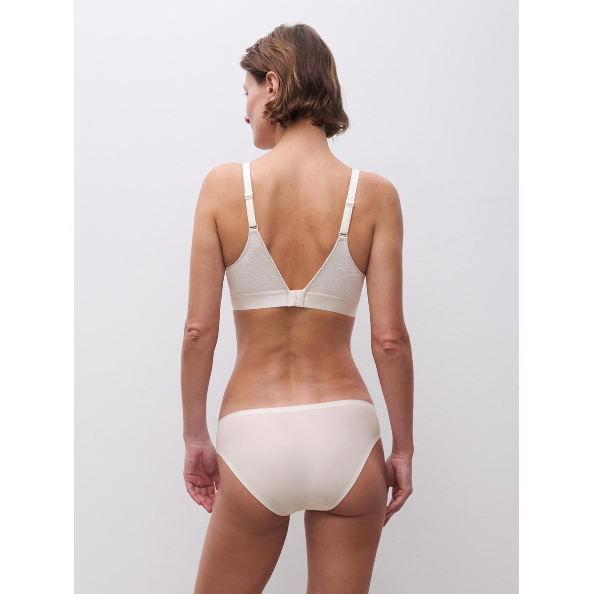 Soutien-gorge sans armature maintien C MAGNIFIQUE ivoire, CHANTELLE