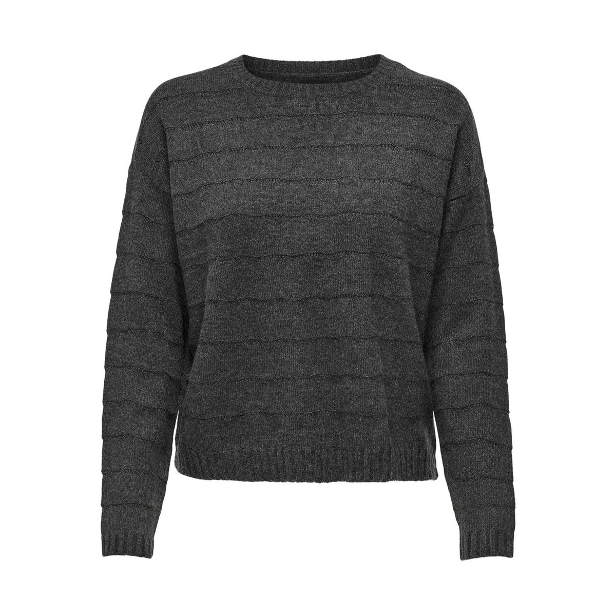 Pull En Maille dark grey melange, ONLY