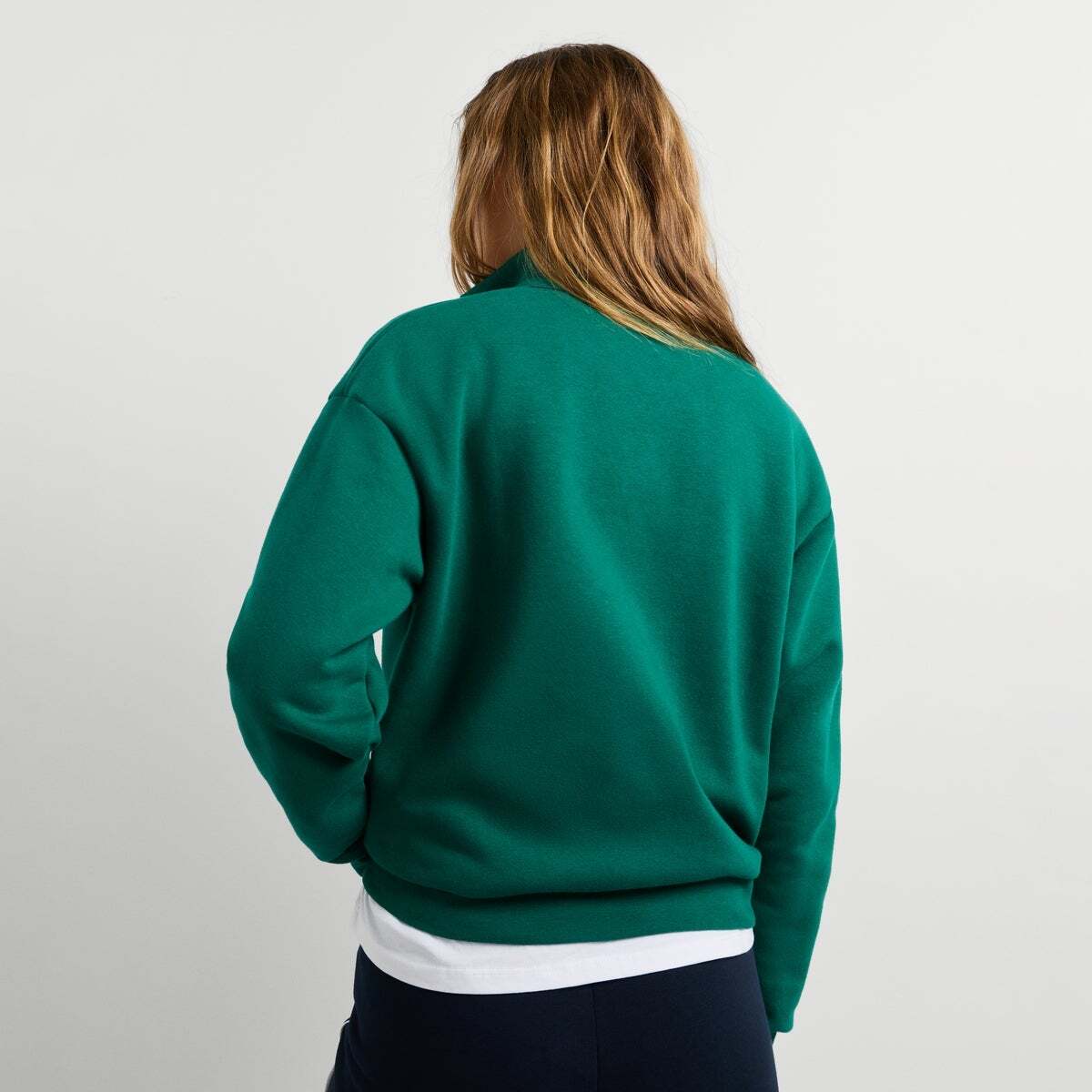 Sweat À Col Montant Avec Demi-Fermeture Éclair vert sherwood, PEPE JEANS