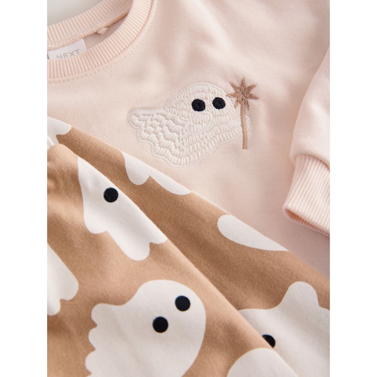 Ensemble sweat et pantalon bouffant beige ghost, NEXT