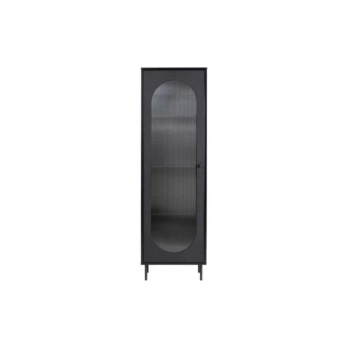 Vitrine 60 cm 1 portes, SOHAN noir, BOBOCHIC