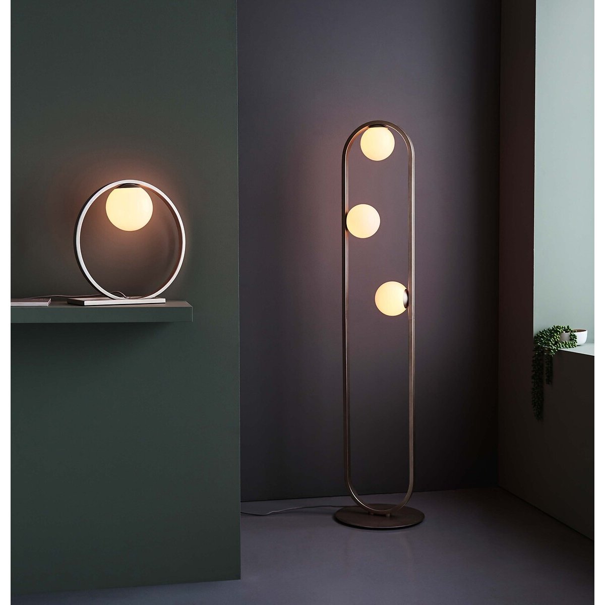 Evan Globe Table Lamp silver-coloured, ÉDITÉ