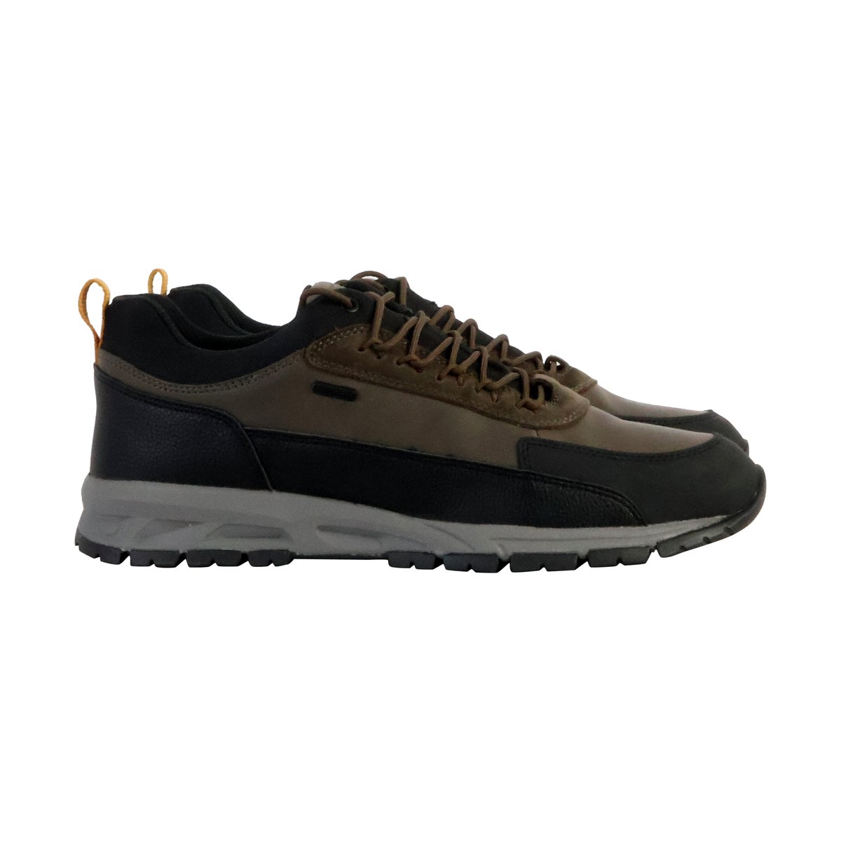 Basket Basse Cuir Doray Abx Tumb Synt.le militaire noir, GEOX
