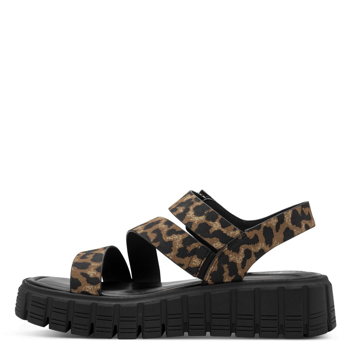 Sandale à talon en boucle marron, TAMARIS