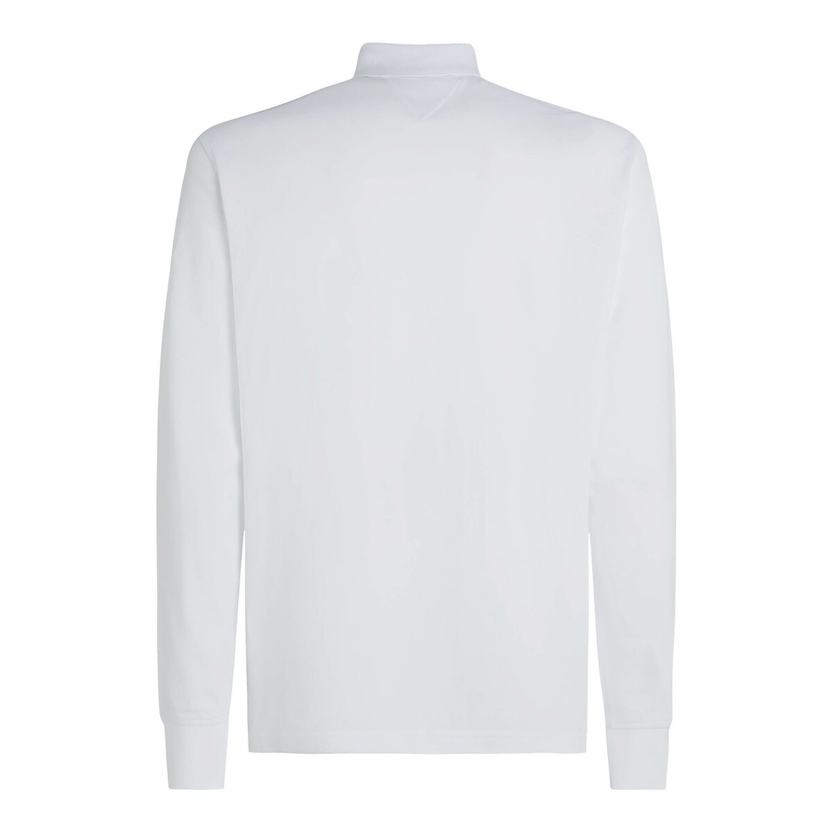 Polo manches longues droit maille piquée 1985 blanc, TOMMY HILFIGER