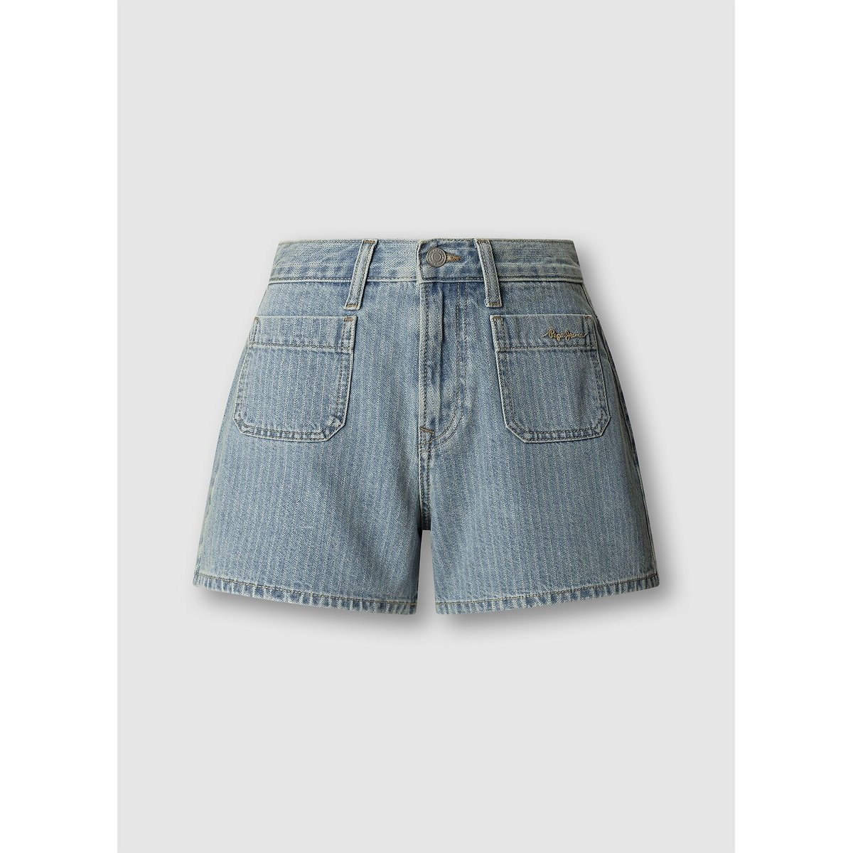 Pantalones cortos vaqueros, a rayas vintage stripe, PEPE JEANS