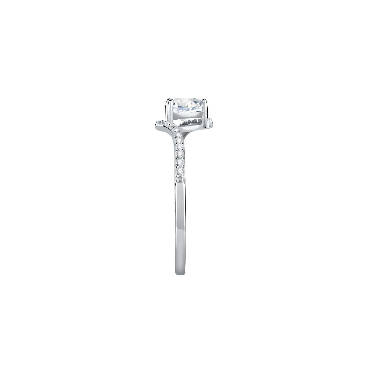 Bague en or blanc 375 OXYDE argent, BLUESPIRIT