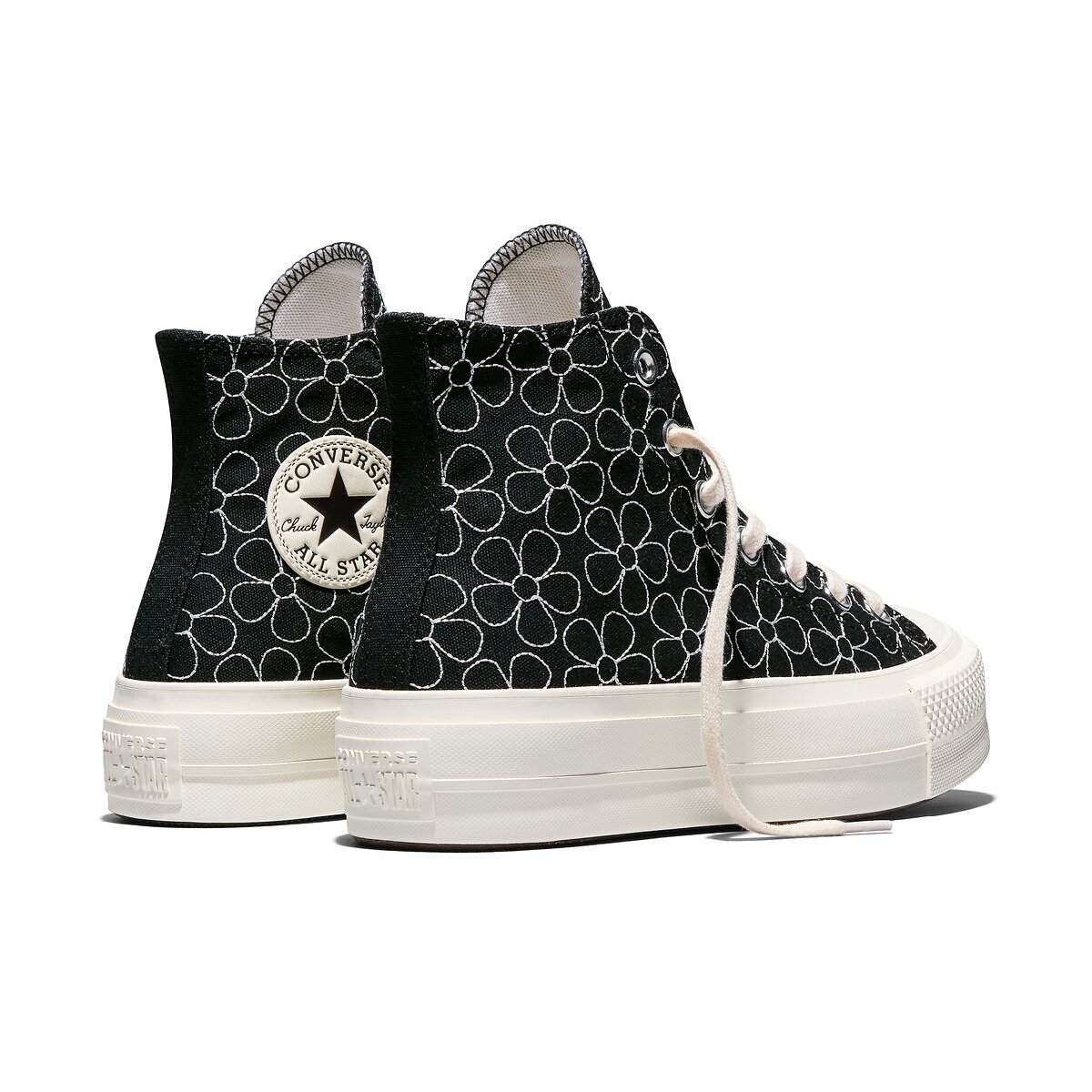 Sneakers CHUCK TAYLOR ALL STAR LIFT HI SUMMER MARKET zwart/wit, CONVERSE