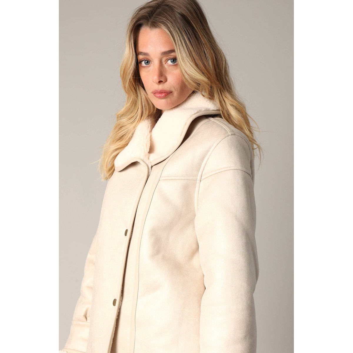 Veste intérieur doux et confortable DOUCY cream, DEELUXE