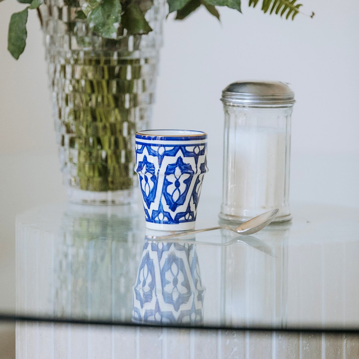 Tasse BELDI FASSIA bleu majorelle, CHABI CHIC