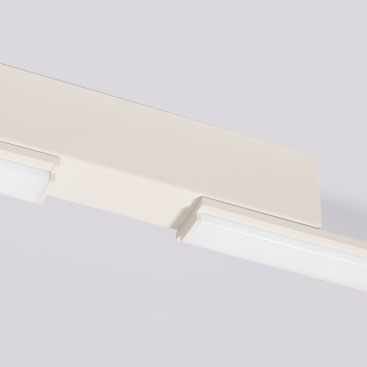Plafonnier Aluminium Beige LED 2 Lagom beige, EDEN