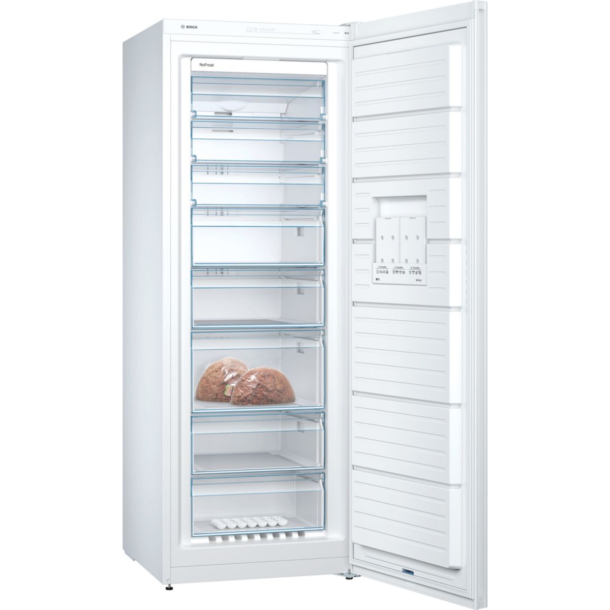 Congélateur Armoire Gsn58vwev blanc, BOSCH
