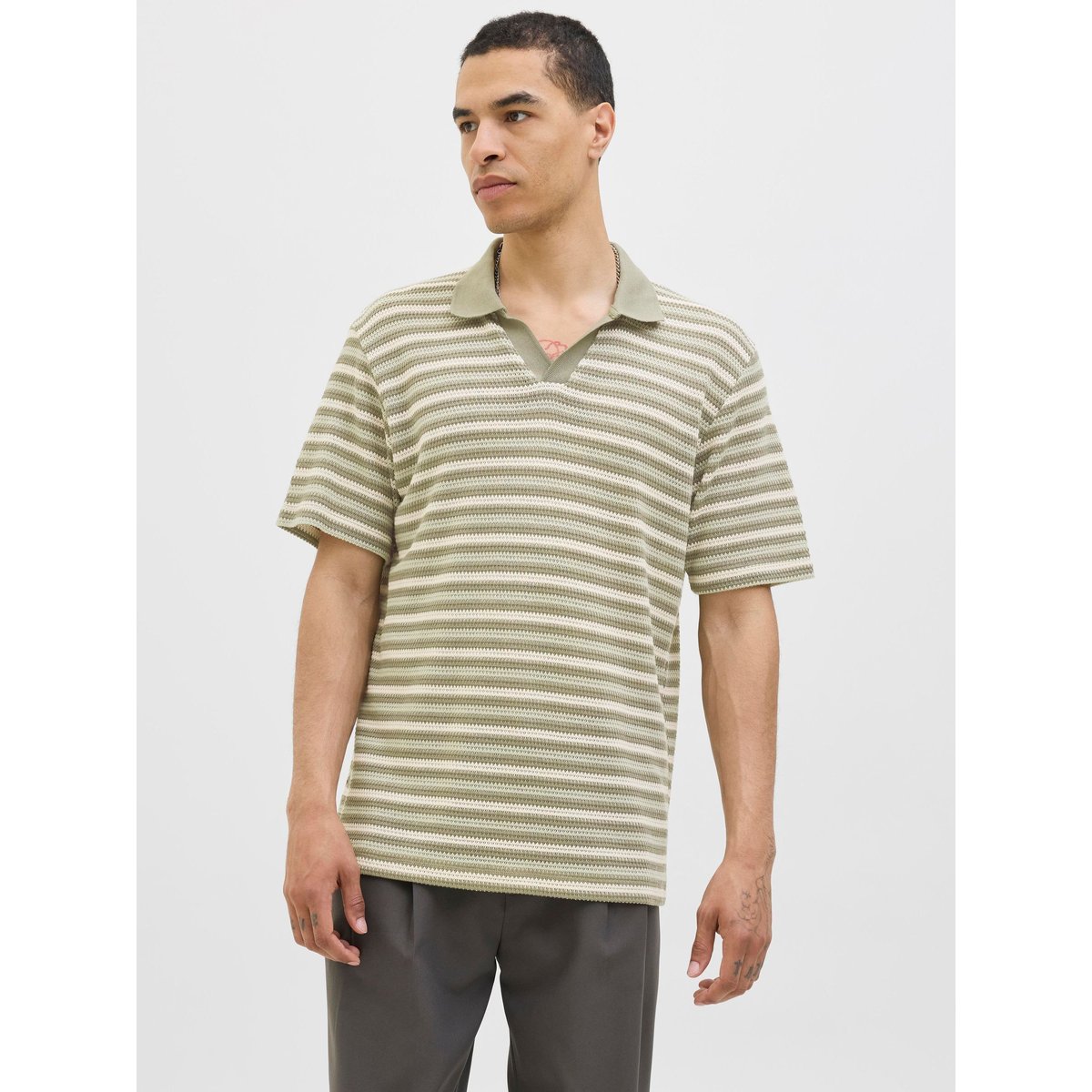 Polo verte - four leaf clover, JACK & JONES
