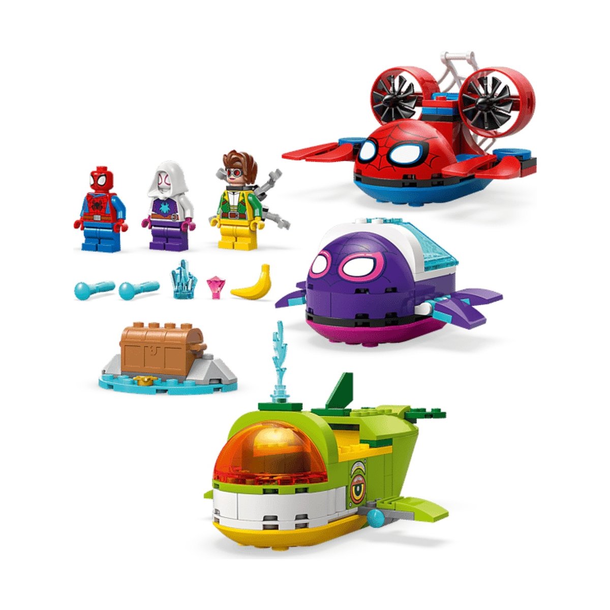 LEGO Marvel - Spidey : les véhicules sous-marins - 11207 multicolore, LEGO