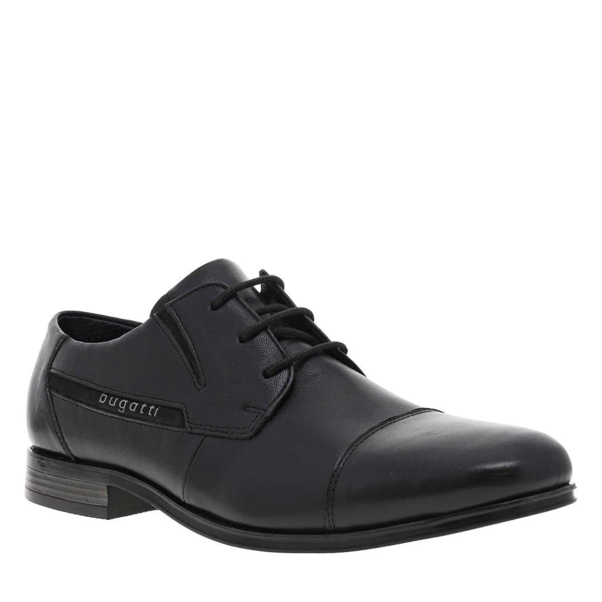 Derbies cuir noir, BUGATTI