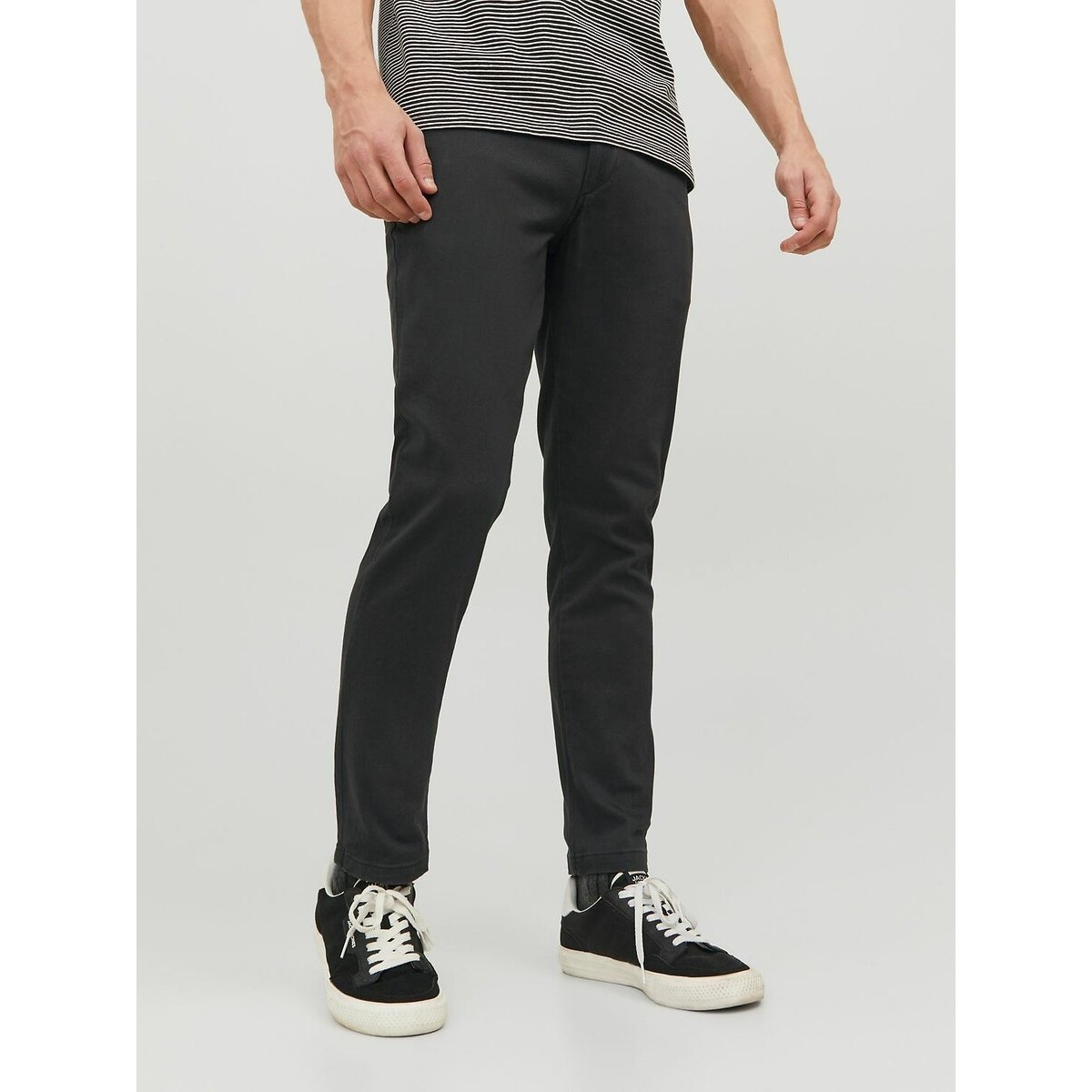 Lot de 2 chinos Marco noir + vert olive, JACK & JONES