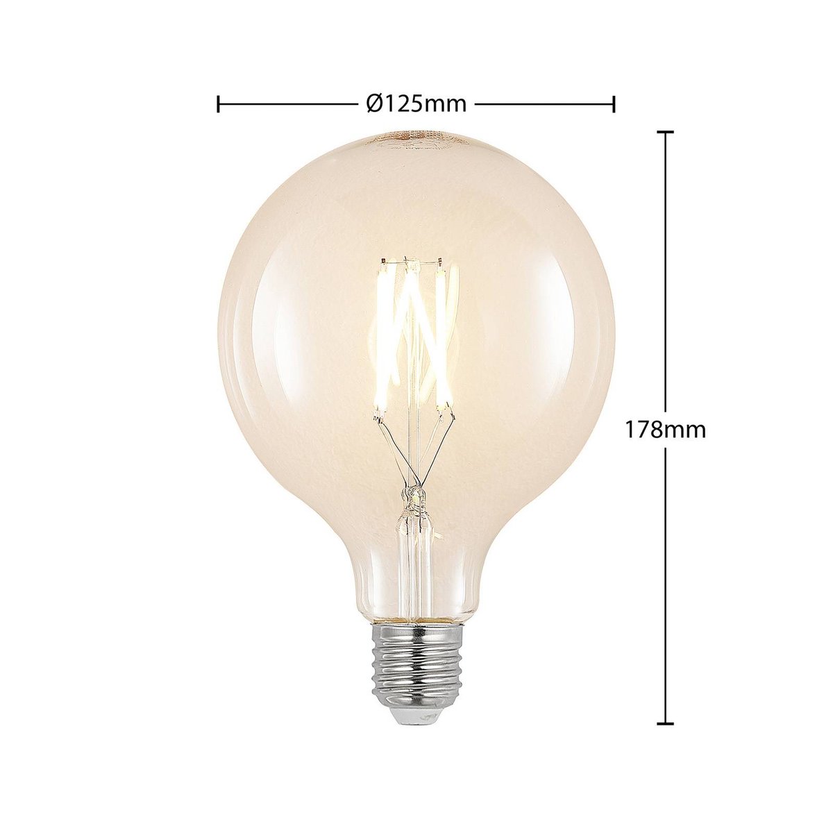Ampoule E27 en verreLED, E27 6W LED couleur unique, ARCCHIO