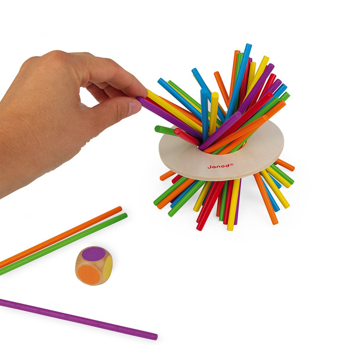 Jeu D'adresse - Crazy Sticks vert, JANOD