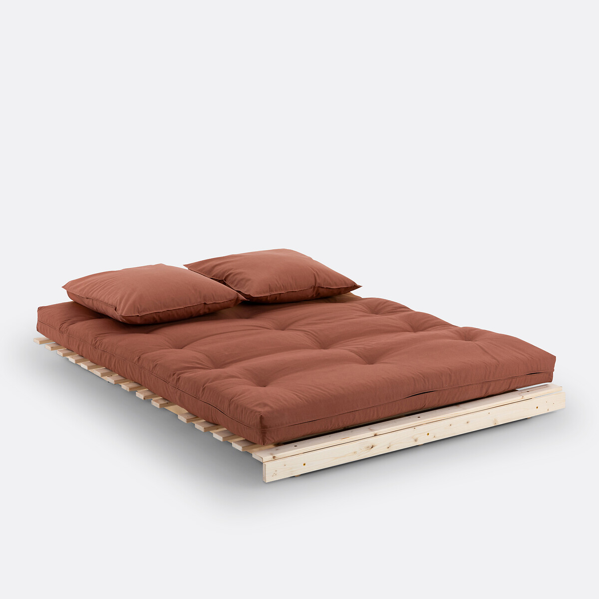 Divano futon, 4 posizioni Thaï legno chiaro grezzo da dipingere, LA REDOUTE INTERIEURS