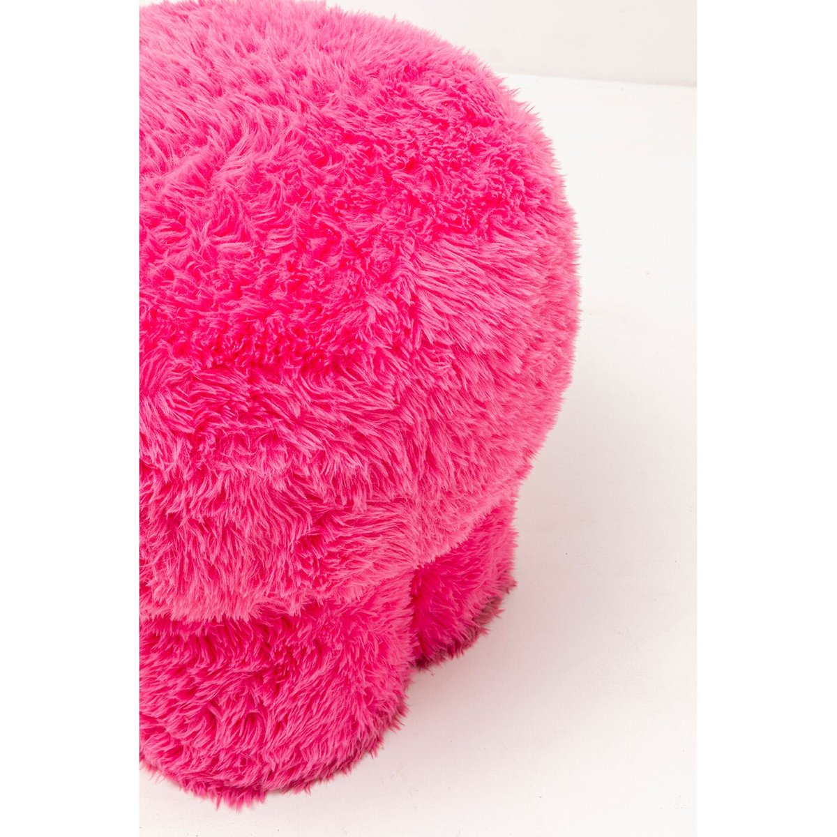 Tabouret à poils longs, SOFTY rose, KARE DESIGN