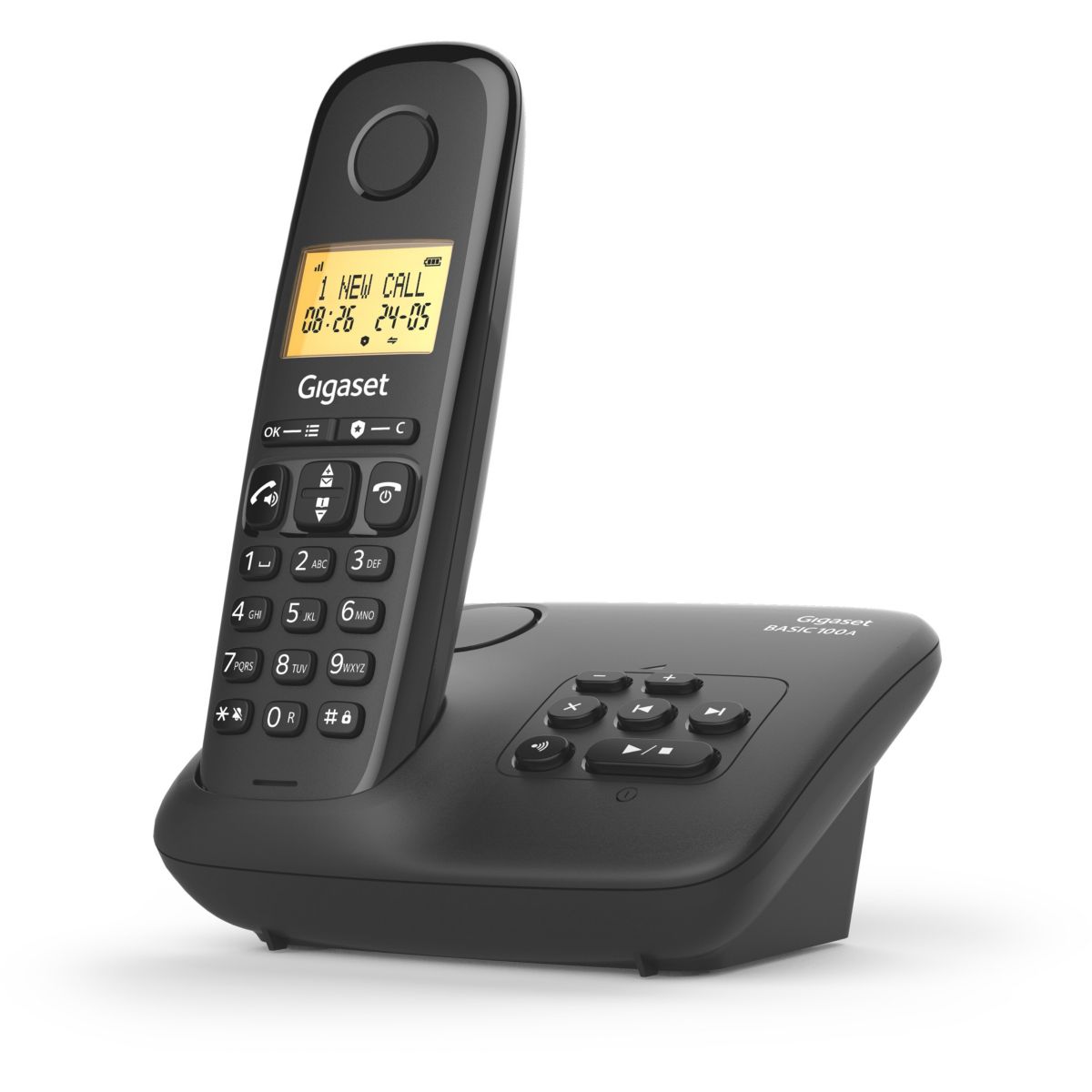 Téléphone sans fil BASIC 100A SOLO couleur unique, GIGASET