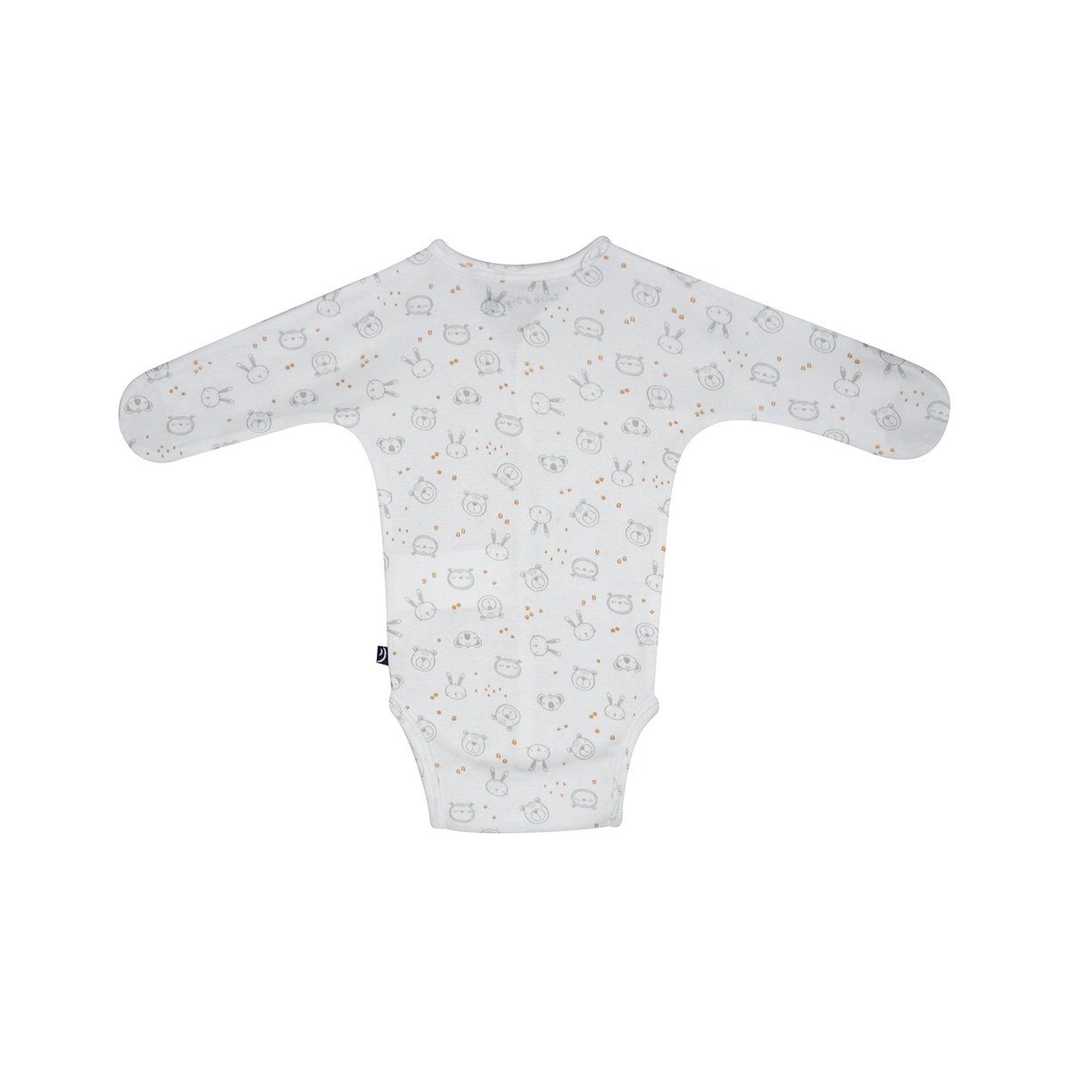 Lot de 2 bodies nickson ouverture devant naissance beige, SUCRE D'ORGE