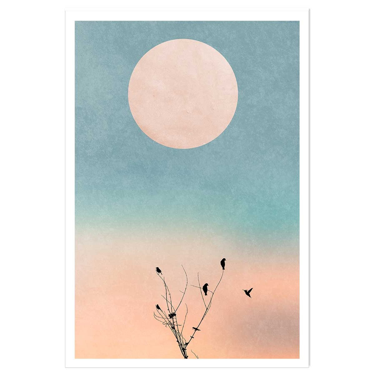 Affiche paysage Douceur de vivre affiche seule, HEXOA