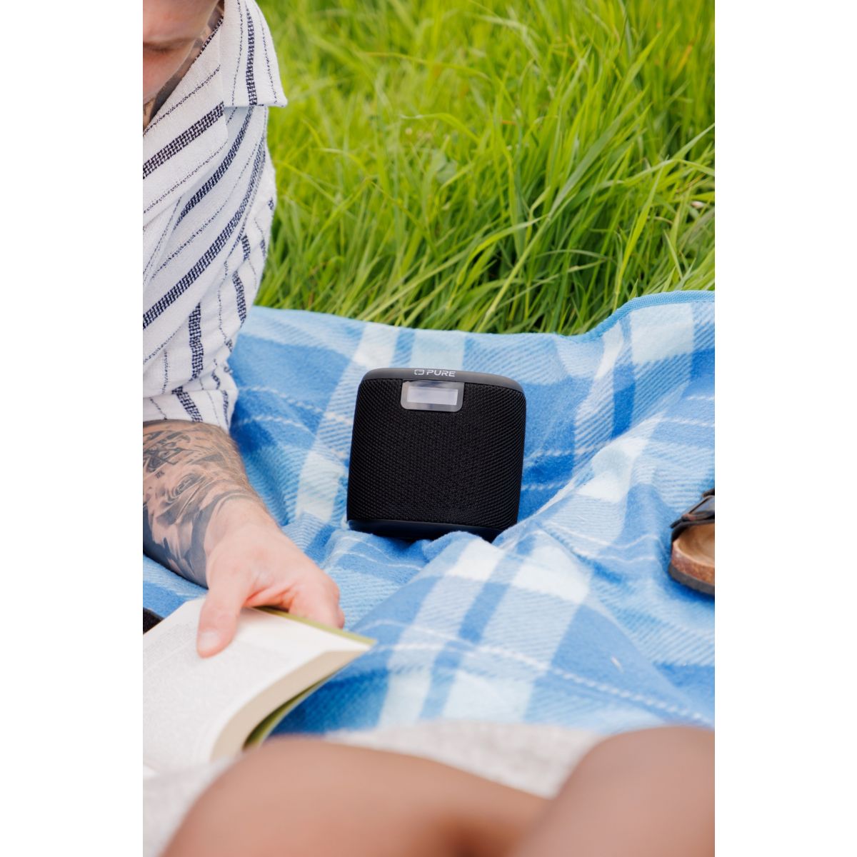 Radio DAB Woodland Mini Black couleur unique, PURE