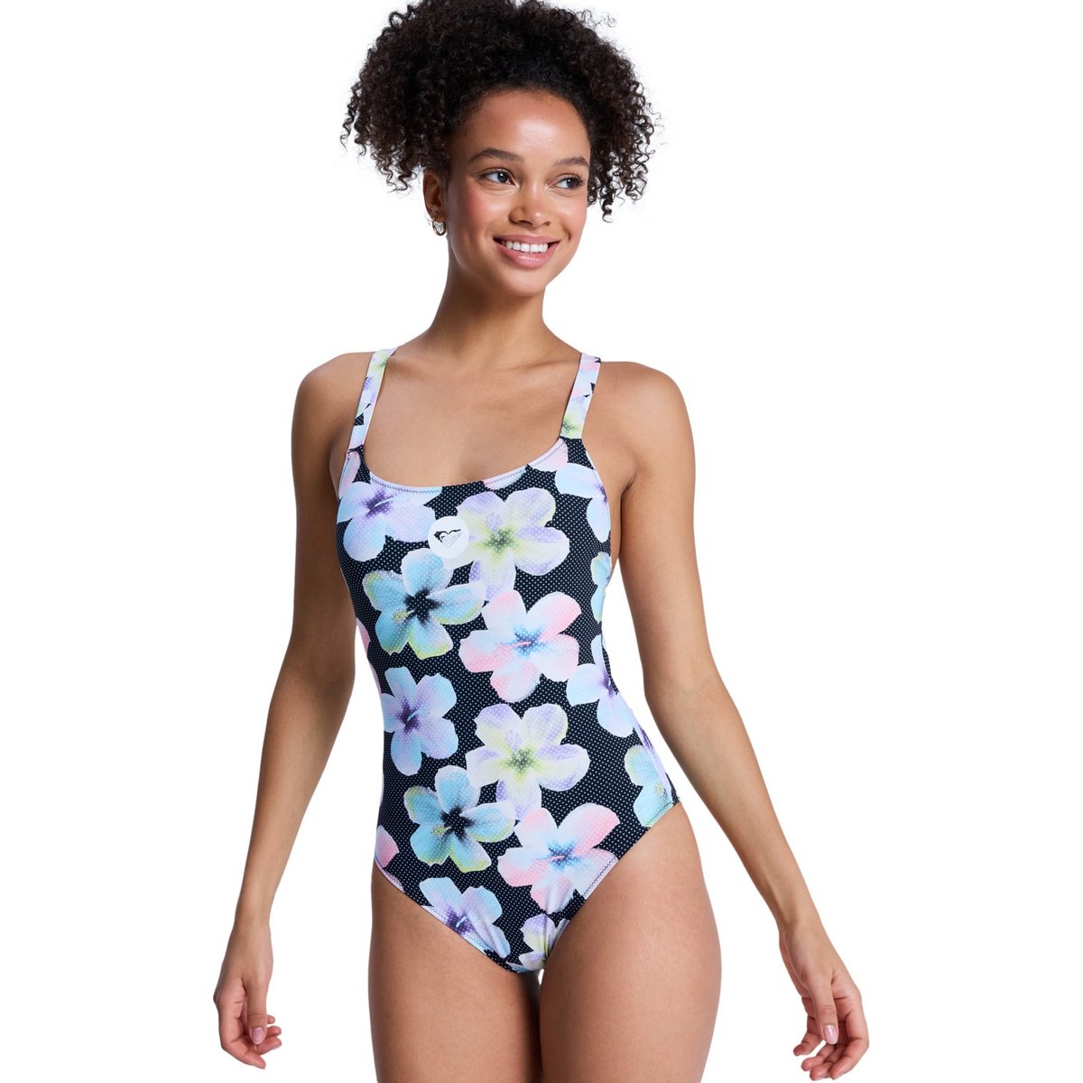 Maillot de bain une pièce. noir anthracite im fleur real, ROXY