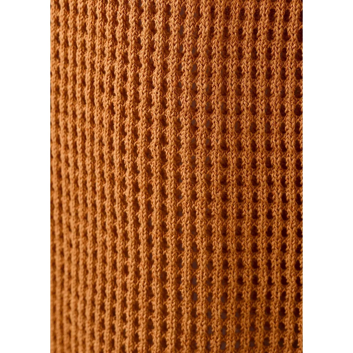 Robe résille à capuche orange, MANGO