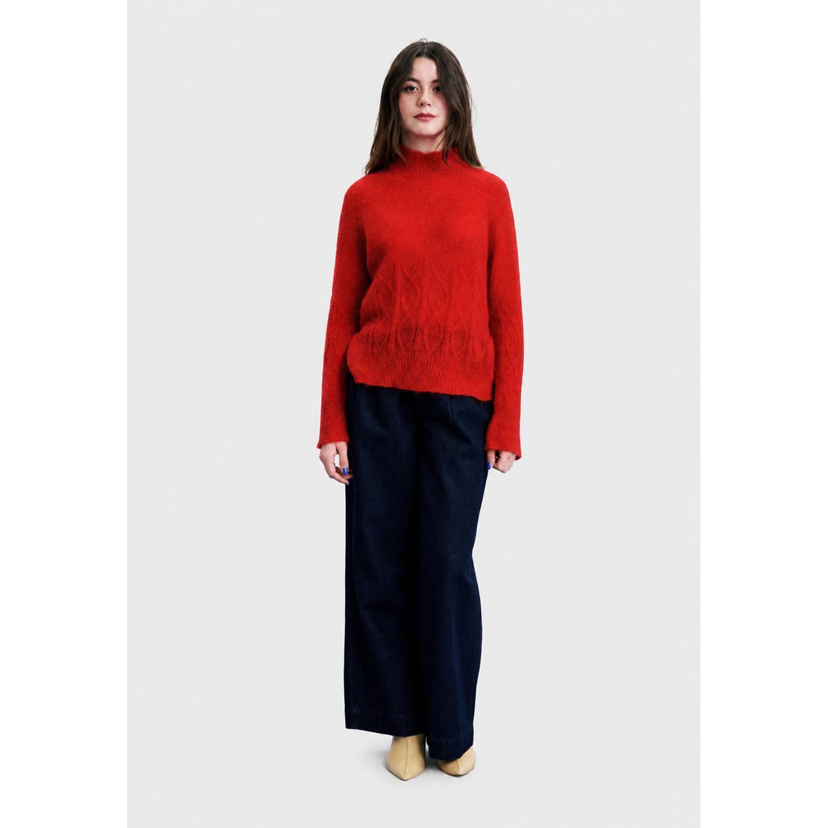 Pull Nachi en mohair NACHI rouge, FRNCH