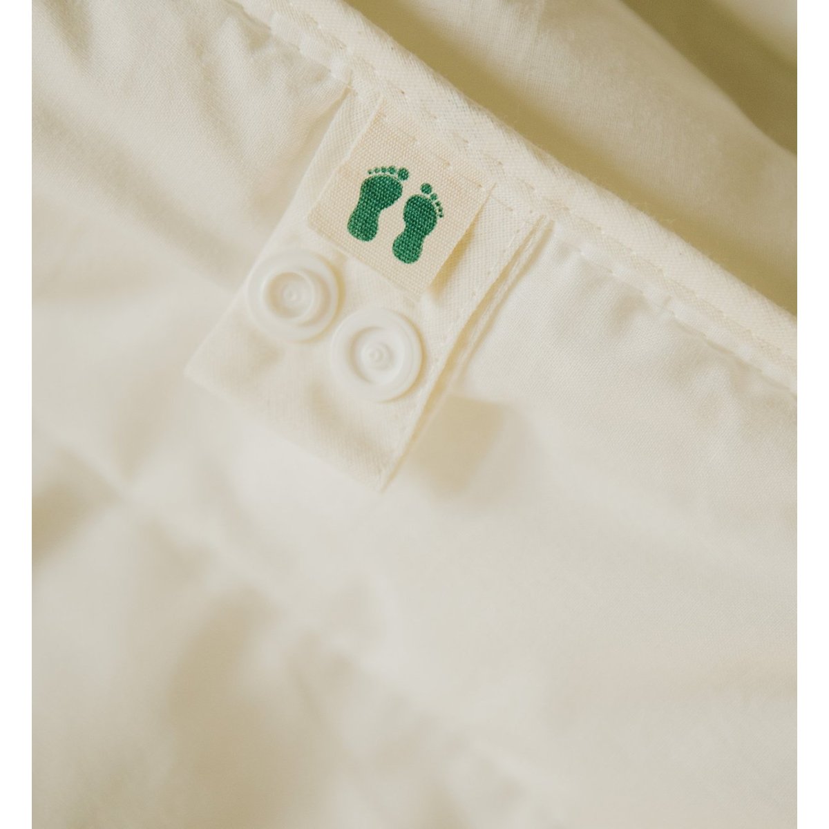 Couette Adulte Enveloppe Coton Bio 4 saisons MAUI couleur unique, KADOLIS