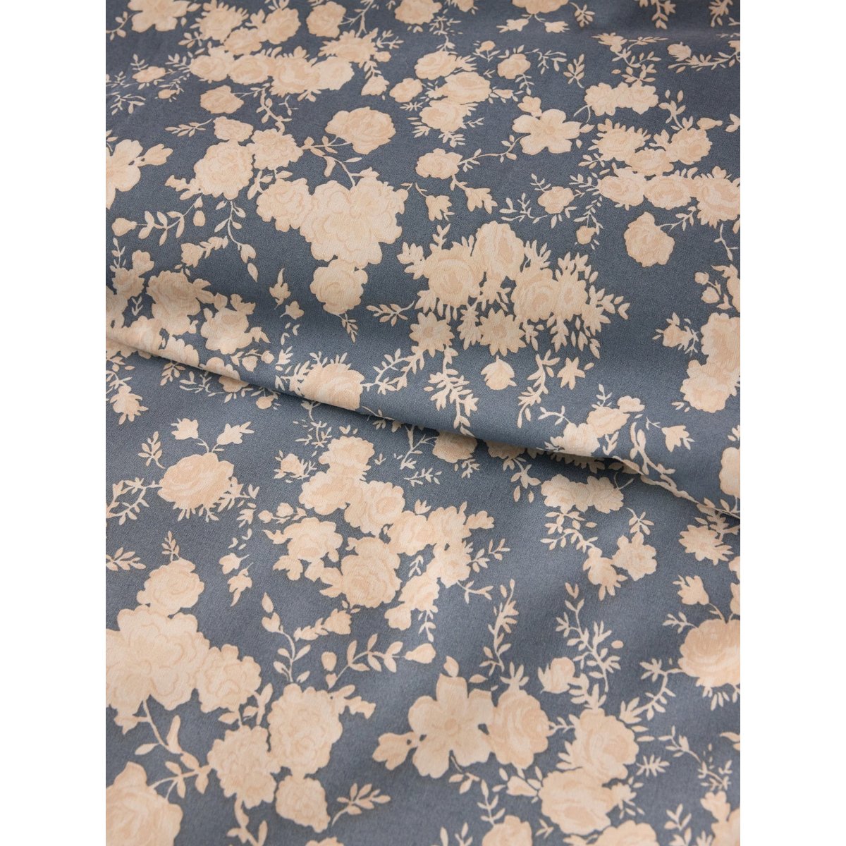 Housse de couette percale de coton "Lisbeth" bleu, CYRILLUS