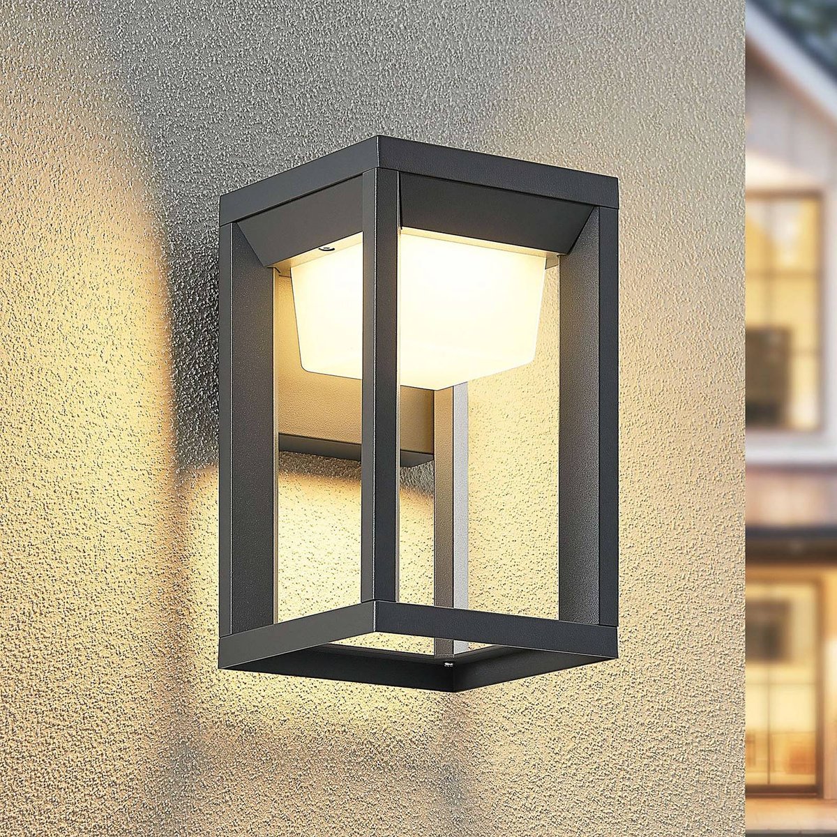 Applique extérieure en aluminium moderneLED anthracite, PRIOS