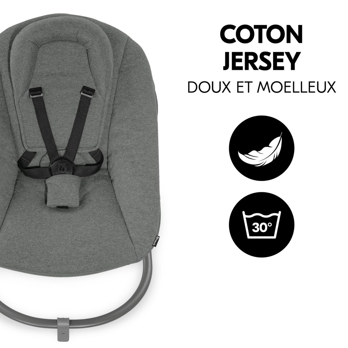 Transat Alpha Bouncer Premium gris, HAUCK