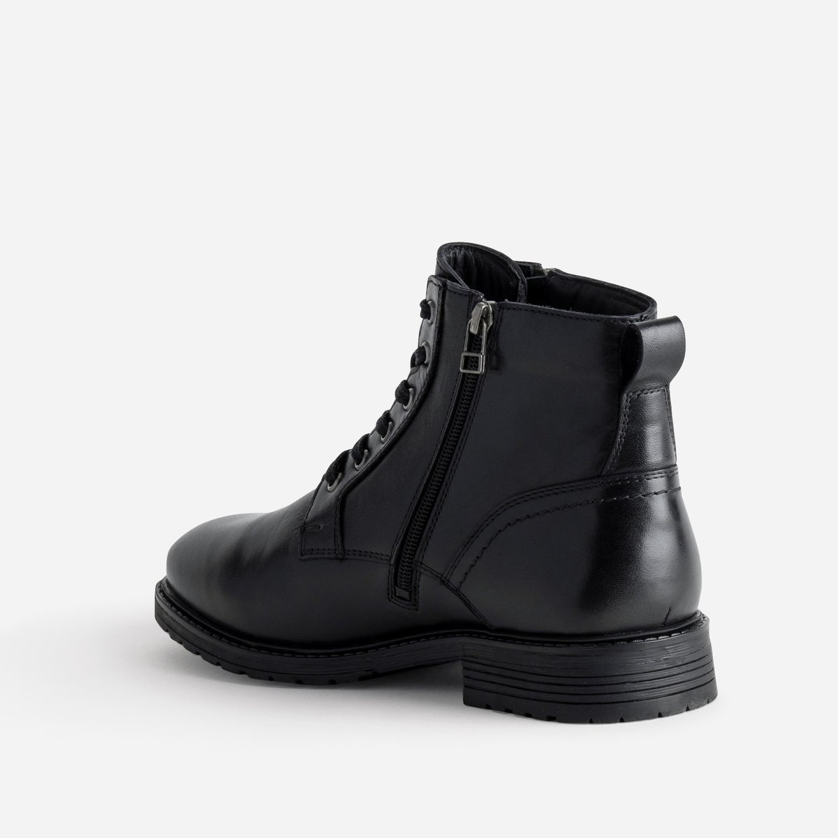 Boots en cuir LOUP noir, ERAM