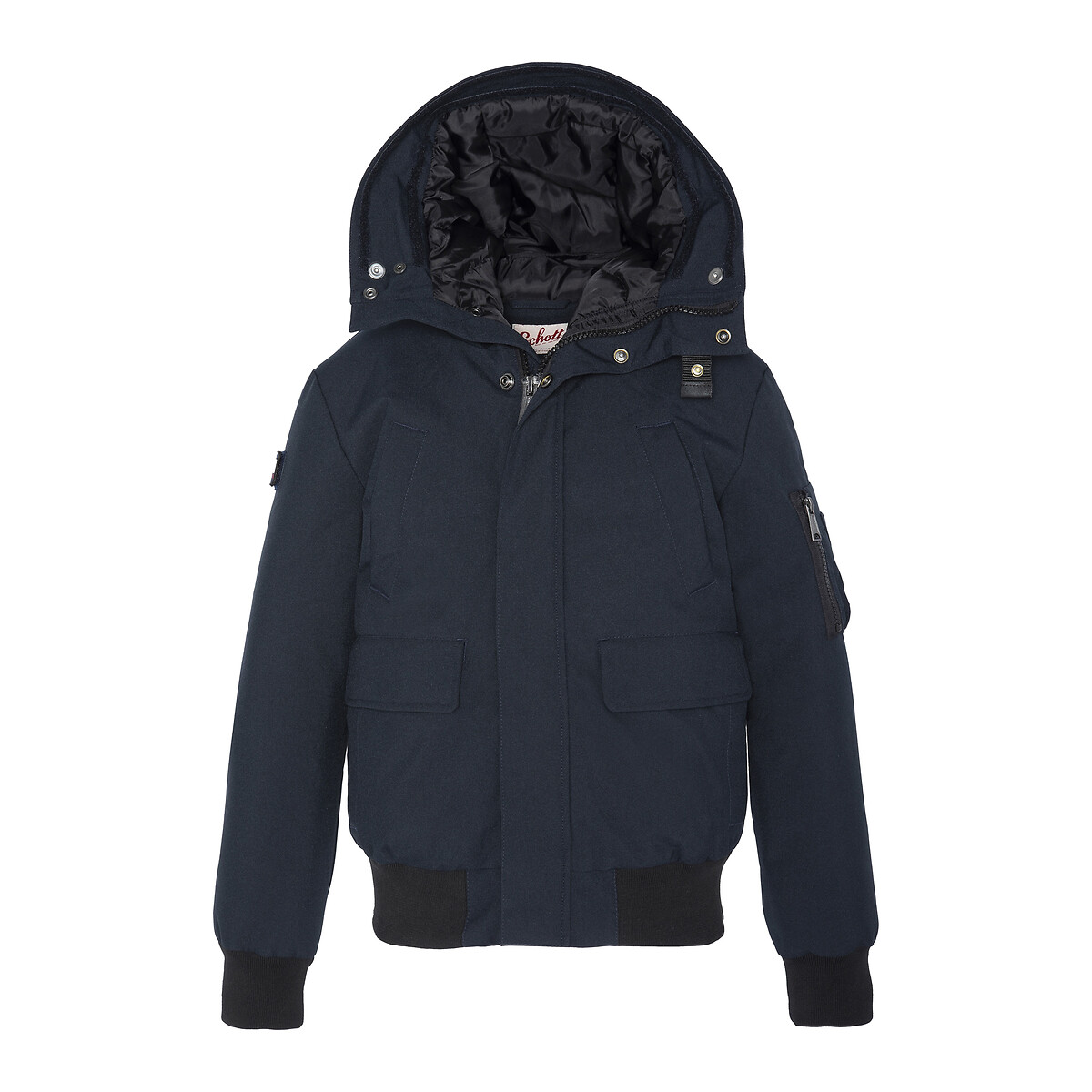 Parka à capuche 10-16 ans bleu marine, SCHOTT