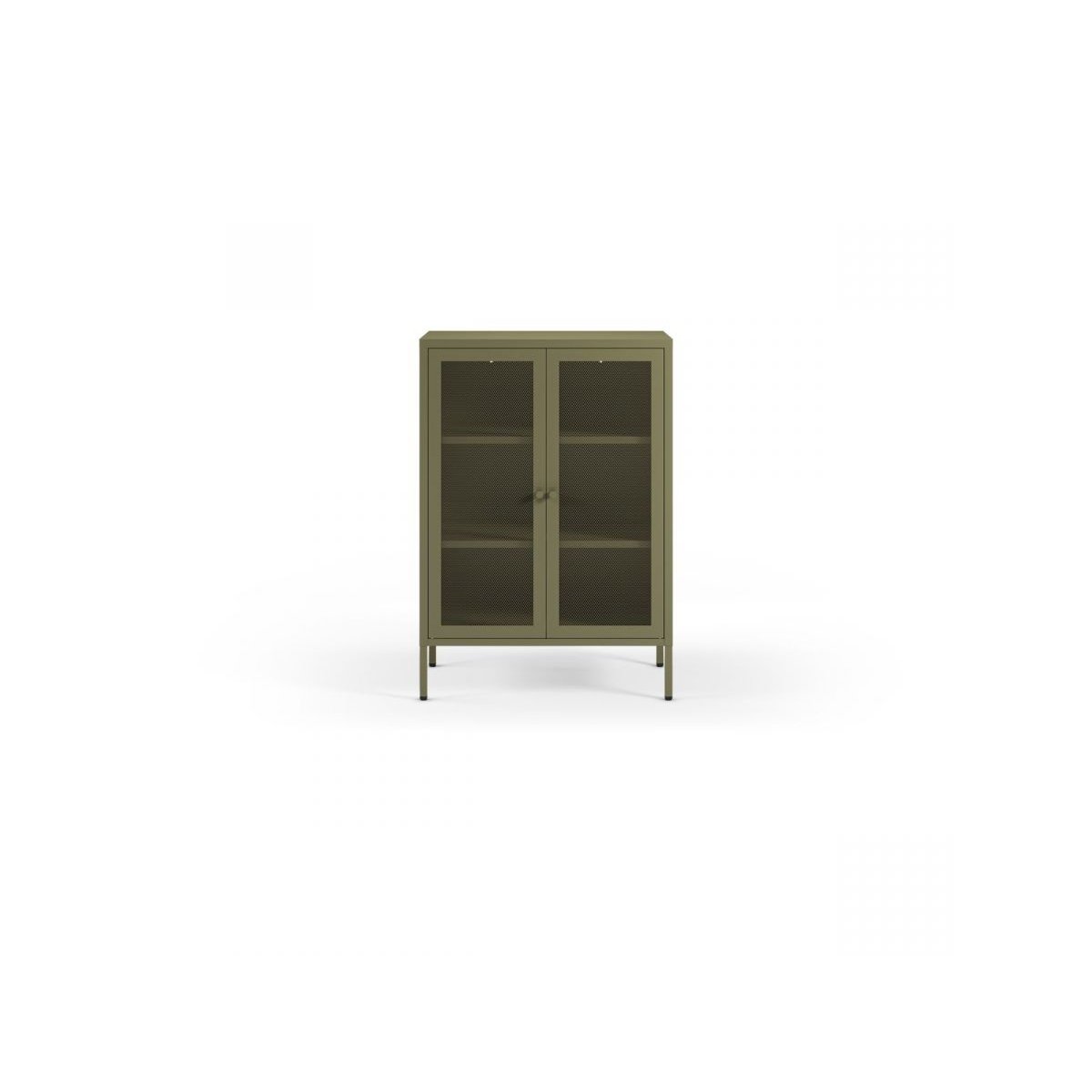 Buffet en métal portes 70 cm, CLARA vert, BOBOCHIC