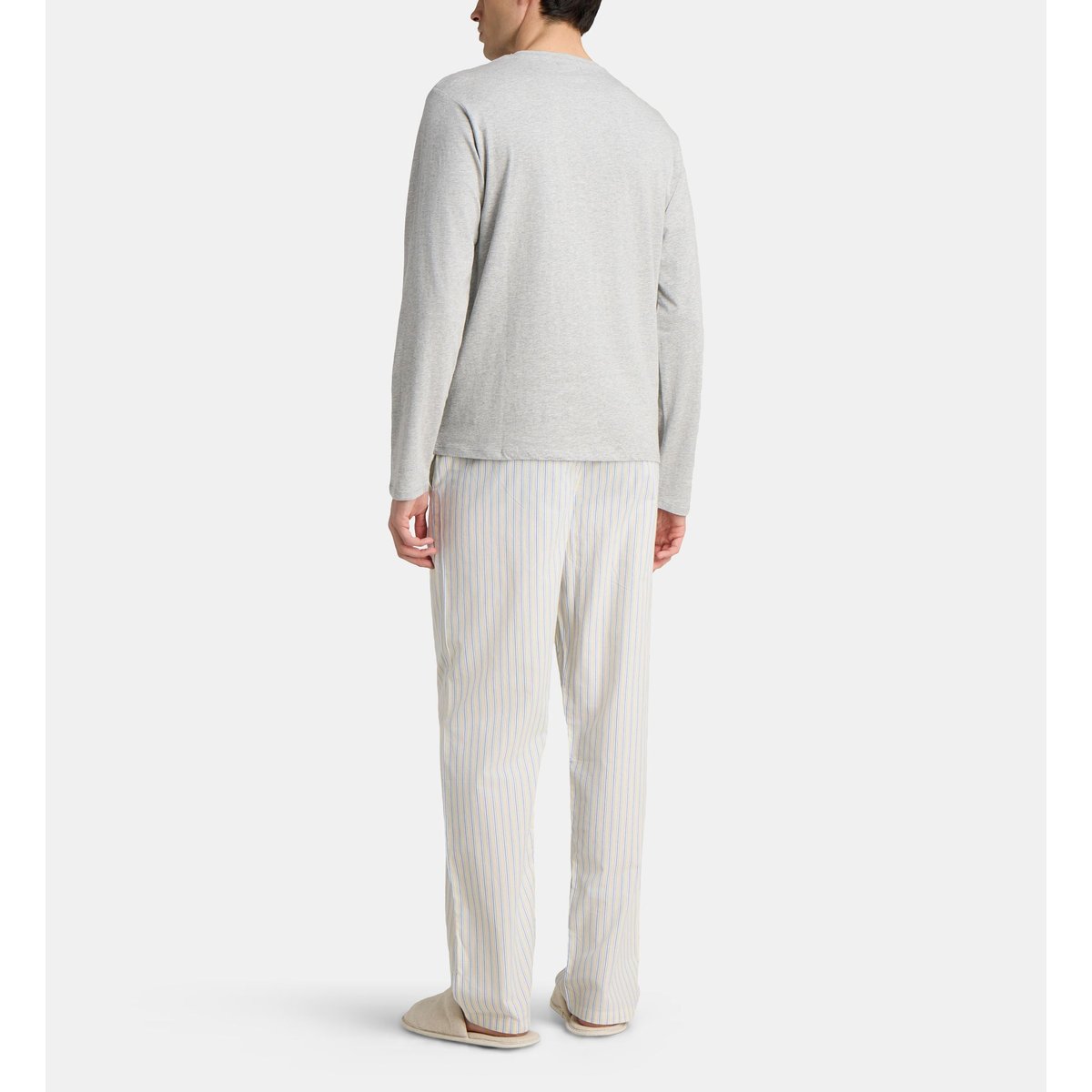 Ensemble de pyjama long bamiel en coton bio jaune, GALERIES LAFAYETTE