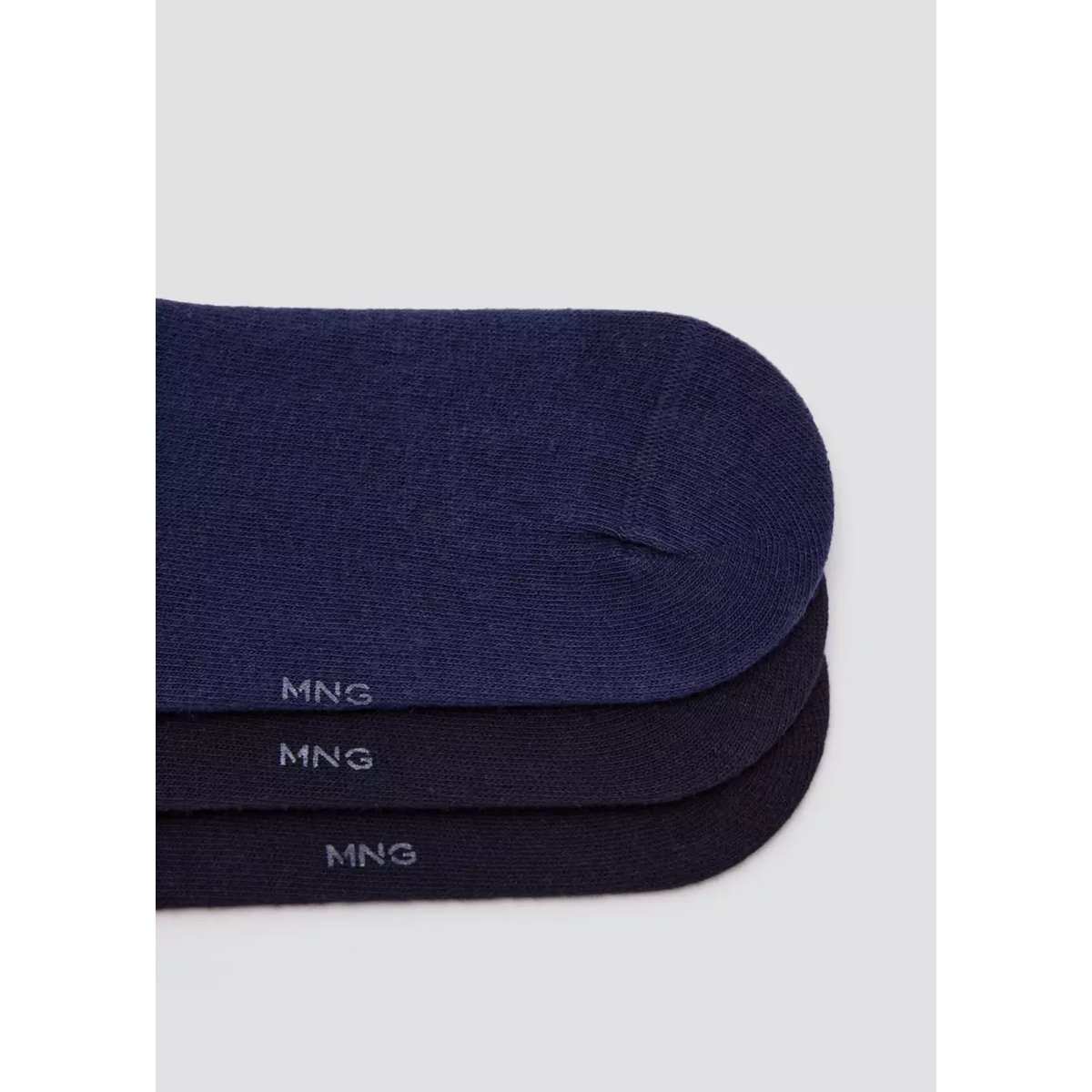 Lot 3 paires de socquettes bleu marine, MANGO MAN