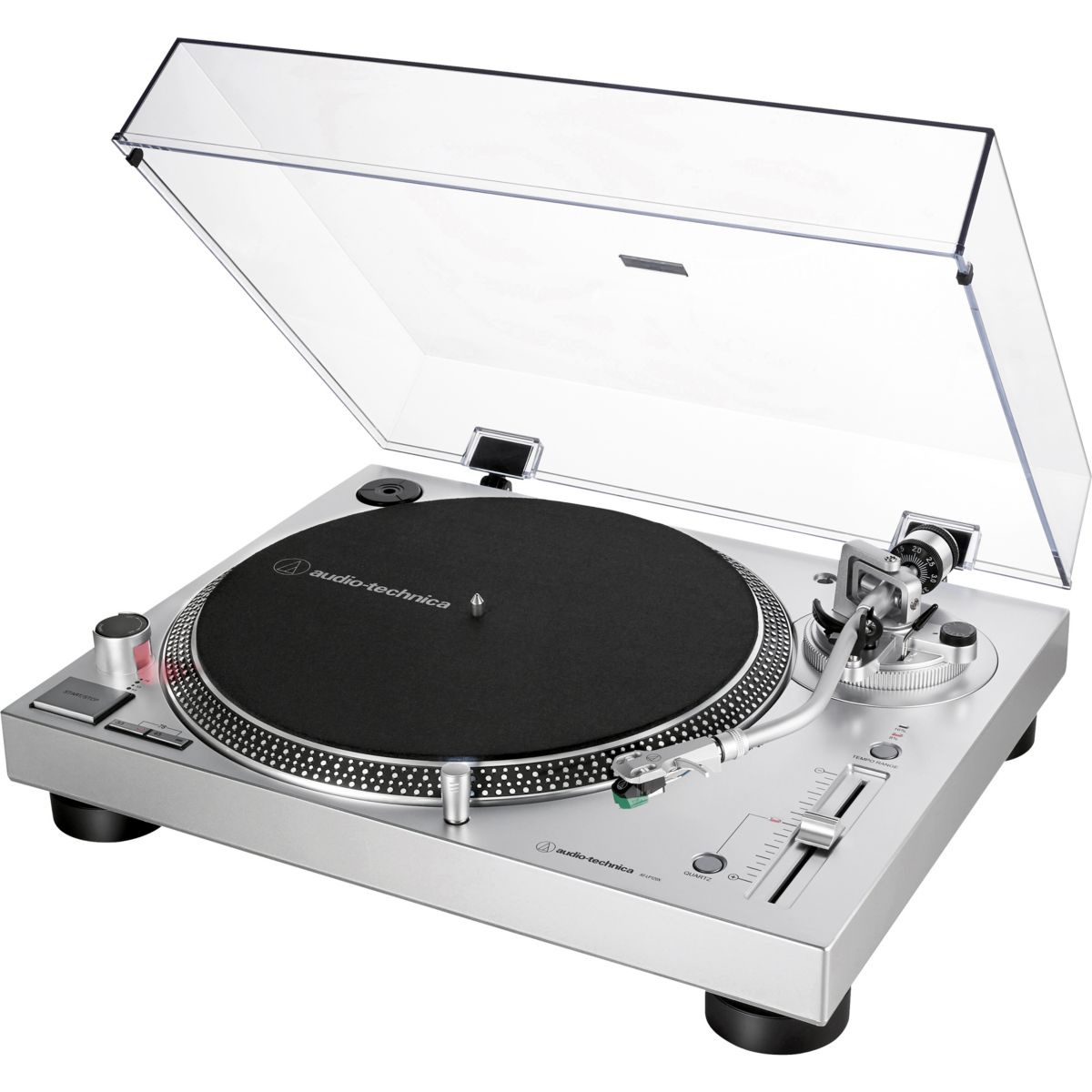 Platine vinyle AT-LP120XUSBSV argent, AUDIO-TECHNICA