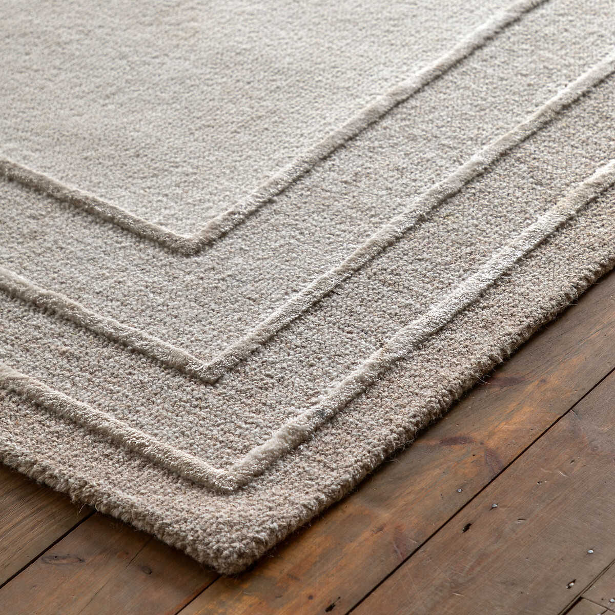 Whitley Tonal Border Rug beige, SO'HOME