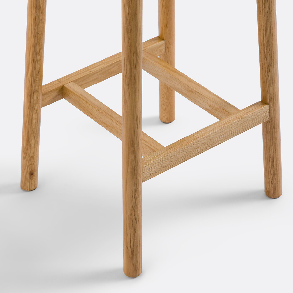 Hocker aus massiver Eiche H45 cm, Monsio eiche, LA REDOUTE INTERIEURS