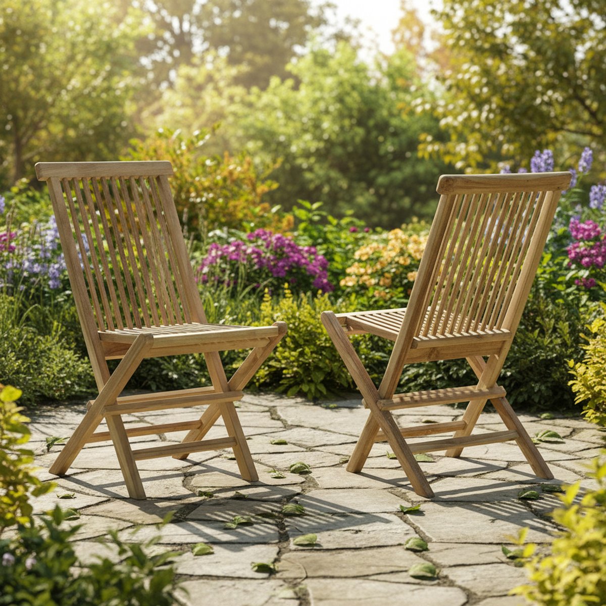 Salon de jardin en teck massif Oasis, 10 places naturel, TECK ATTITUDE