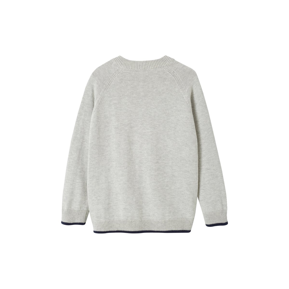 Gilet zippé style teddy gris chiné, VERTBAUDET