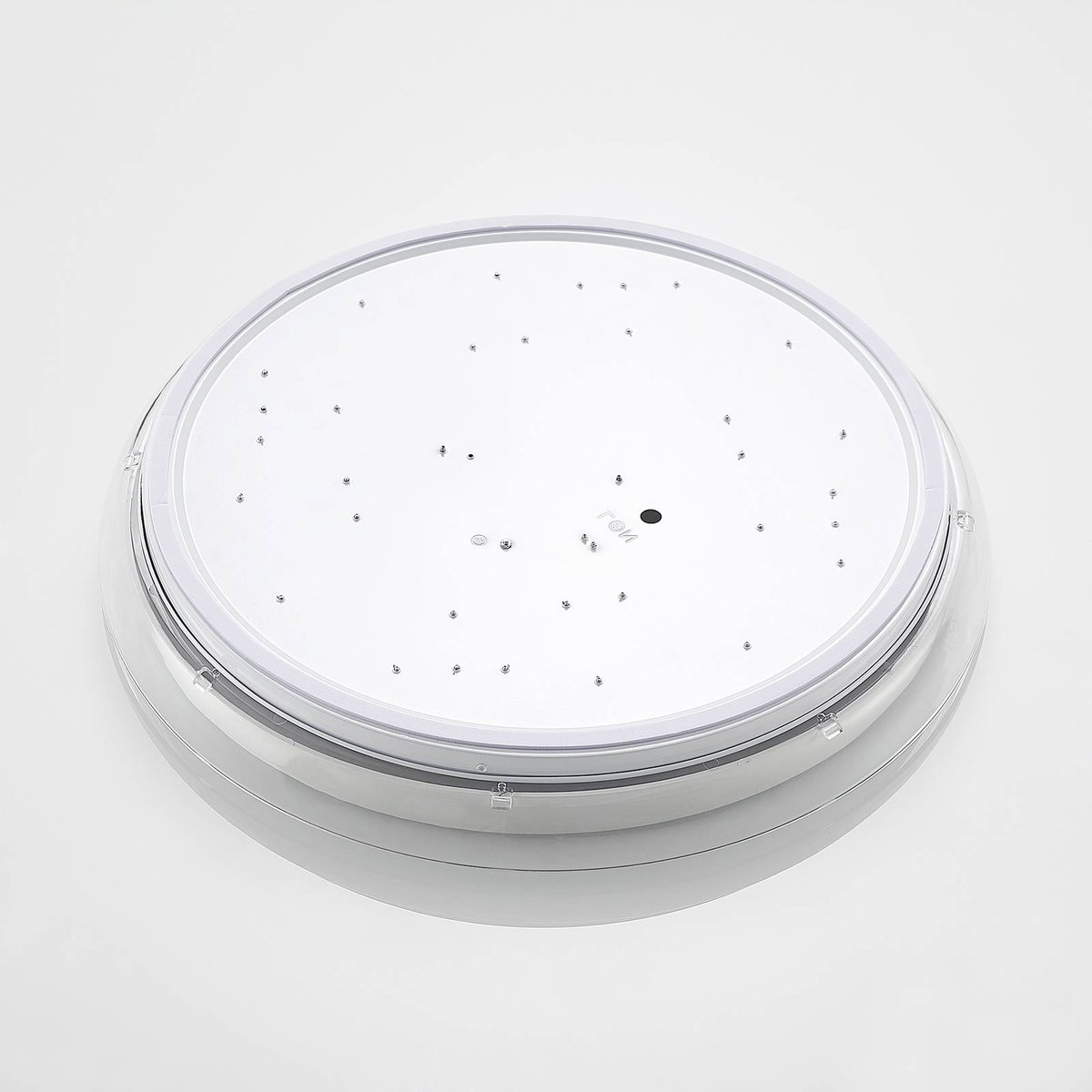 Plafonnier moderneLED, Sleya blanc, LINDBY