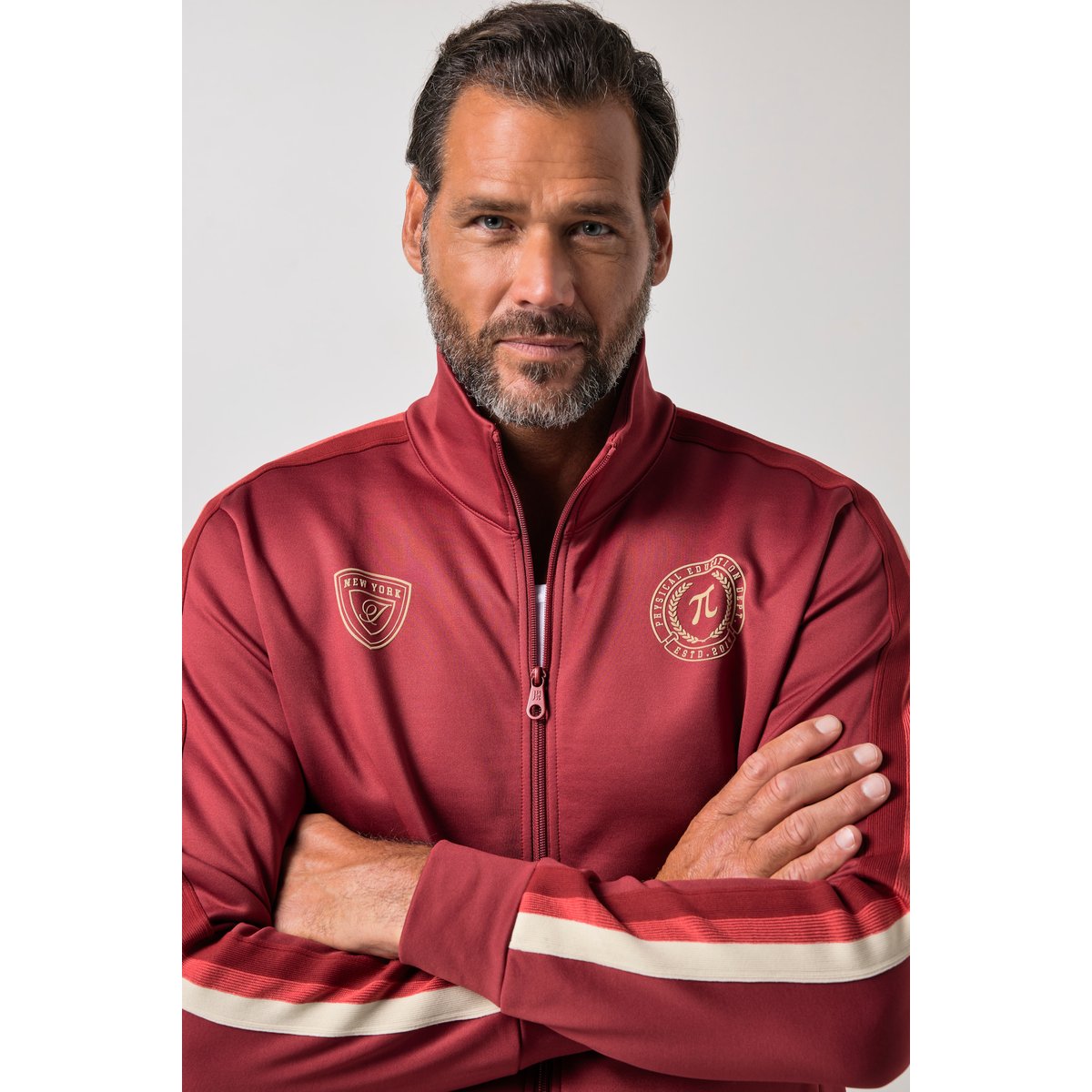 Veste de survêtement FLEXNAMIC® rouge acajou, JP1880